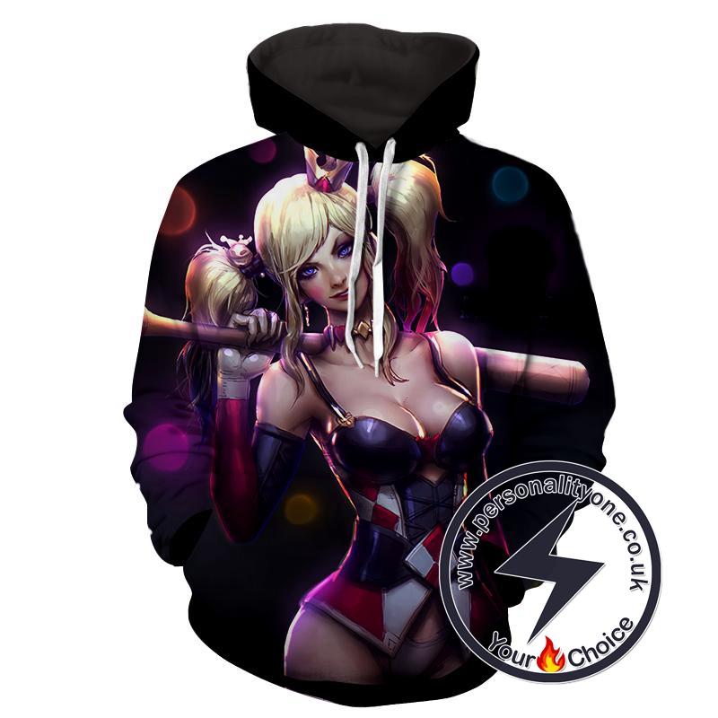 Harley Quinn - Harley Quinn 3D - Hoodies